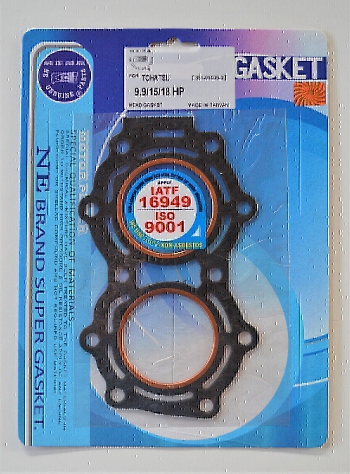 Gasket for block Tohatsu/Mercury 18, OMAX 350013030_om