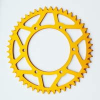 GOLD REAR ALLOY SPROCKET FOR SUZUKI DR350 DRZ250 DRZ400 RM100 RM125 RMX250 RMX450 RMZ250 RMZ450 49T 49 TEETH