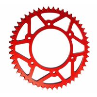 RED REAR ALLOY SPROCKET FOR HONDA CR125 CR250 CRF250R CRF250X CRF450R CRF450X CR500 51T 51 TEETH