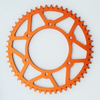 ORANGE REAR ALLOY SPROCKET FOR KTM 125EXC TO 530SX FROM 1995 - 2018 49T 49 TEETH