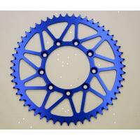 BLUE REAR ALLOY SPROCKET FOR TM MX 125 144 250 300 450 MX EN MXFi 2001 - 2018 49T 49 TEETH