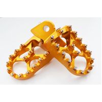 FOOT PEGS FOR HONDA GOLD CR125/CR250 2002 - 2007 CRF150 2007 - 2017 CRF250 2002 - 2017 CRF450 2002 - 2017