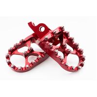 FOOT PEGS FOR KAWASAKI RED KX250F AND KX450F 2007 - 2018