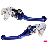 CNC FOLDING PIVOT BRAKE & CLUTCH LEVER FOR YAMAHA YZ125 2014 YZ250 2013 2014