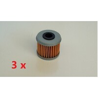 3 X OIL FILTER FOR HONDA ATV POLARIS HUSQVARNA 116OIL FILTER (see description full list)