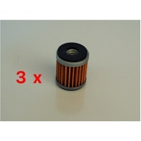 3 X OIL FILTER FOR Gas Gas EC250 F 4T 2012 - 2015