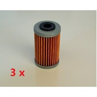 3 X OIL FILTER FOR HUSABERG HUSQVARNA KTM - see description FOR full list
