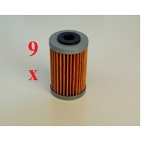 9 X OIL FILTER FOR HUSABERG HUSQVARNA KTM - see description FOR full list