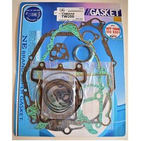 COMPLETE GASKET KIT FOR YAMAHA TW200 TW 200 1988 1989 1990 1991