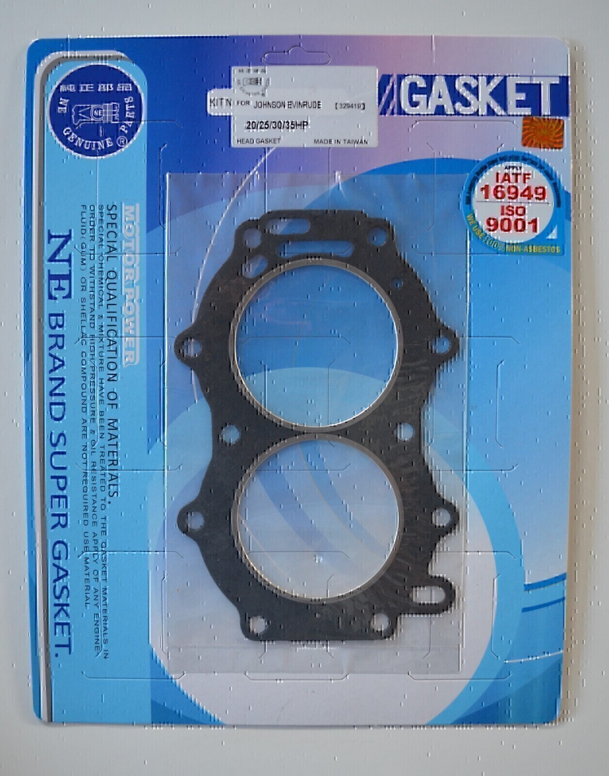 HEAD GASKET FOR EVINRUDE JOHNSON 20HP 25HP 30HP 35HP OUTBOARD MOTOR