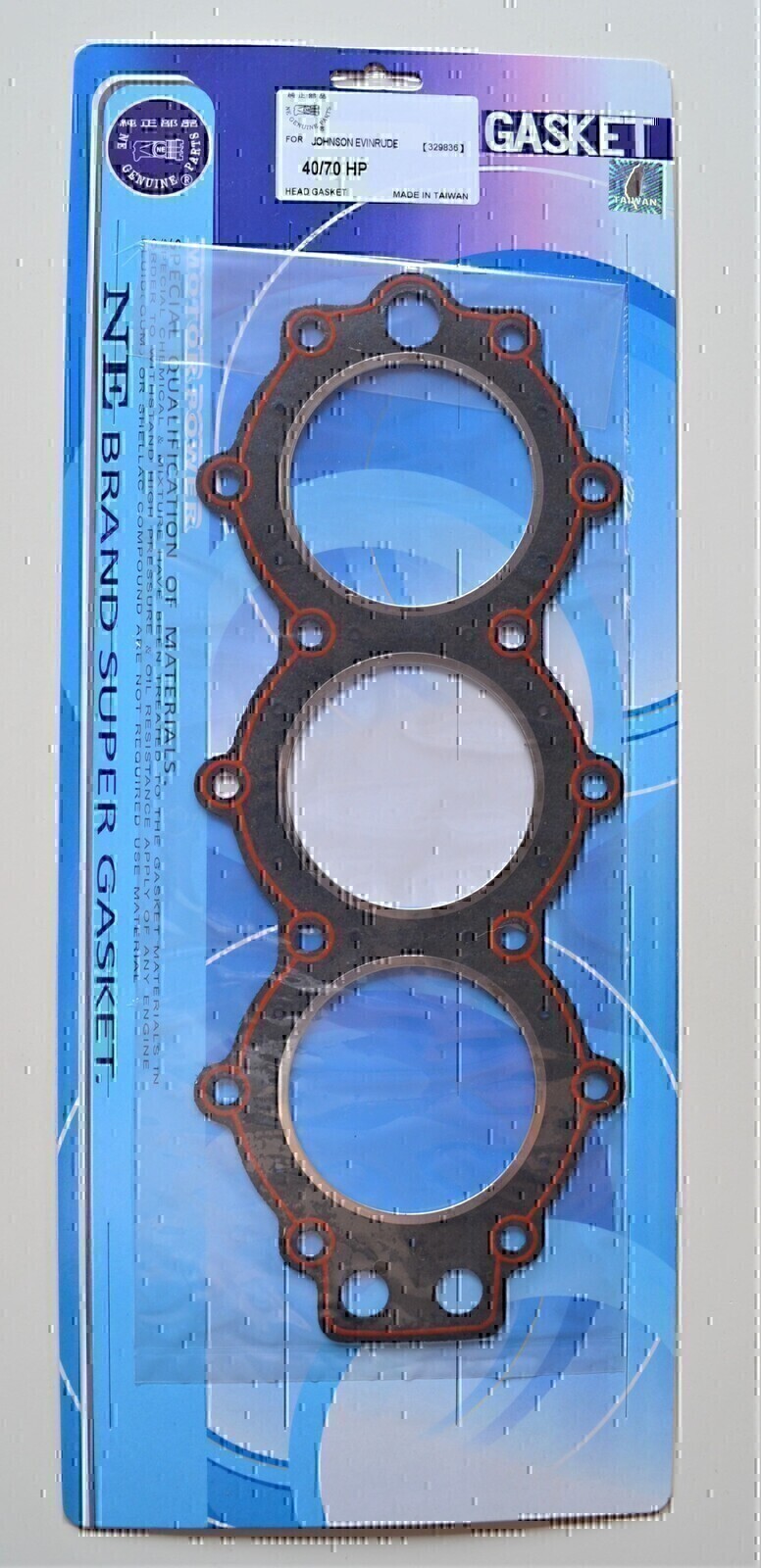 HEAD GASKET FOR EVINRUDE JOHNSON 60HP 65HP 70HP OUTBOARD MOTOR # 329836
