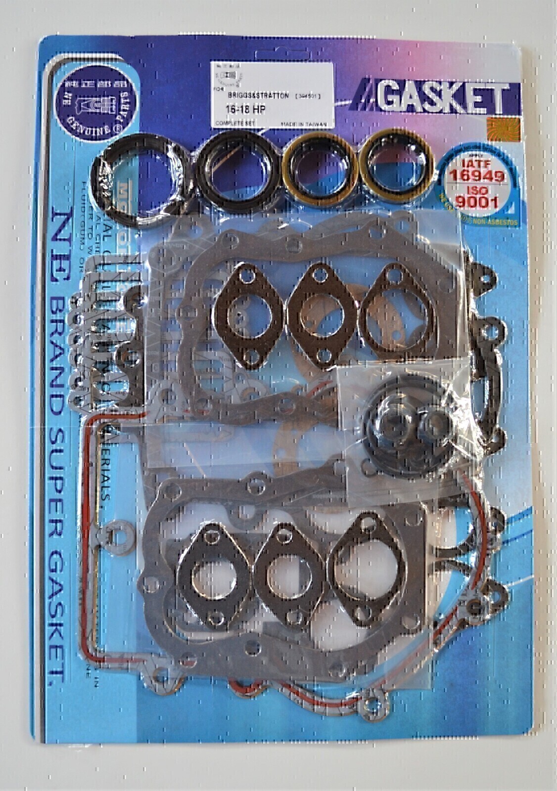 COMPLETE GASKET KIT FOR BRIGGS & STRATTON 16HP 18HP ALL YEARS # 394501