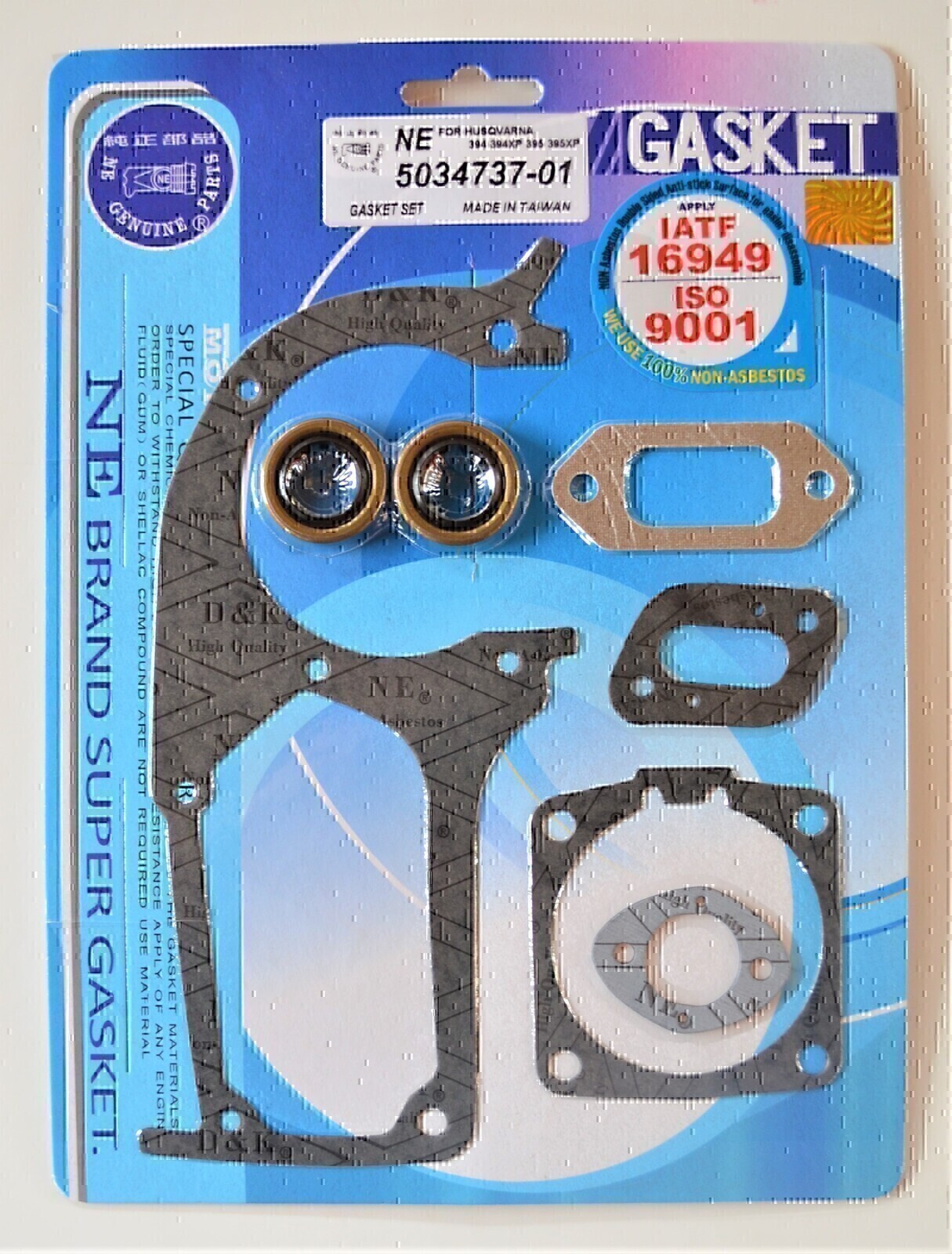 COMPLETE GASKET & OIL SEAL KIT FOR HUSQVARNA 394 394XP 395 395XP CHAINSAW