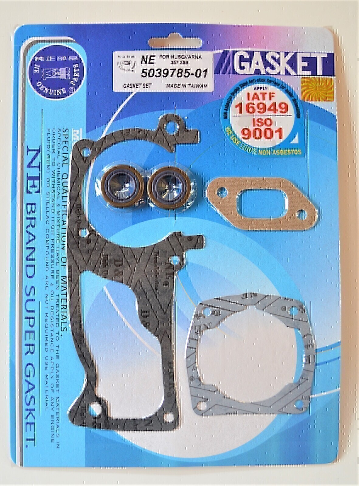 COMPLETE GASKET & OIL SEAL KIT FOR HUSQVARNA 357 359 CHAINSAW