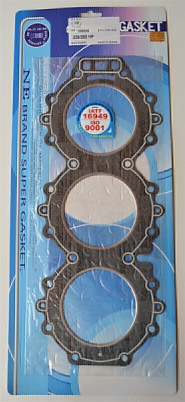 HEAD GASKET FOR YAMAHA 225HP - 250HP 76 DEGREE OUTBOARD MOTOR # 61A-11181-A0