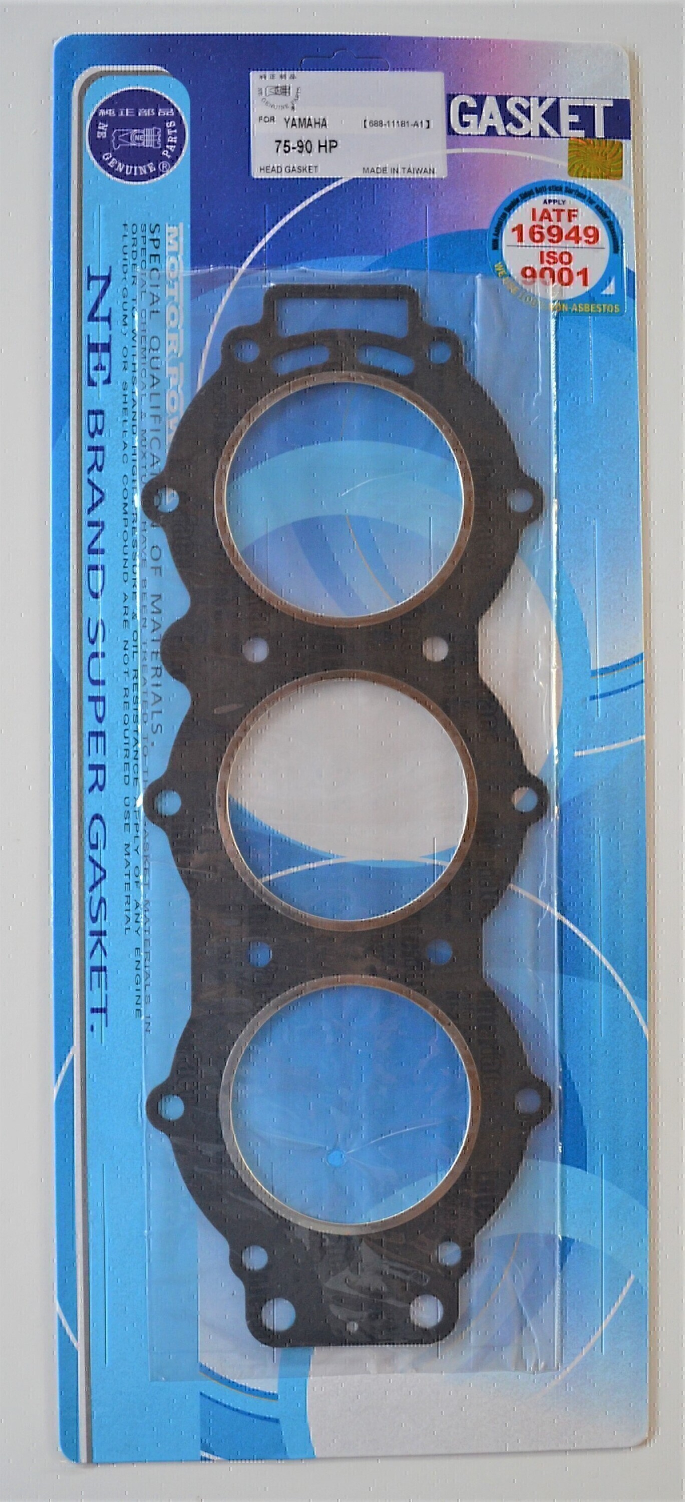 HEAD GASKET FOR YAMAHA 75HP 80HP 85HP 90HP OUTBOARD MOTOR # 688-11181-A1