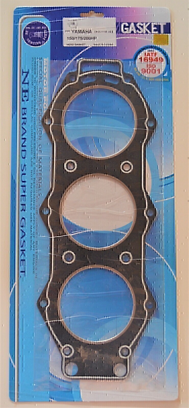 HEAD GASKET FOR YAMAHA 150HP 175HP 200HP 1987 - 2011 OUTBOARD MOTOR # 6G5-11181-A2