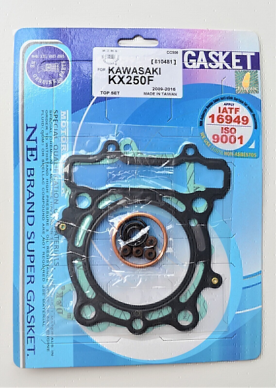 TOP END GASKET KIT FOR KAWASAKI KX250F KX 250F 2009 - 2016