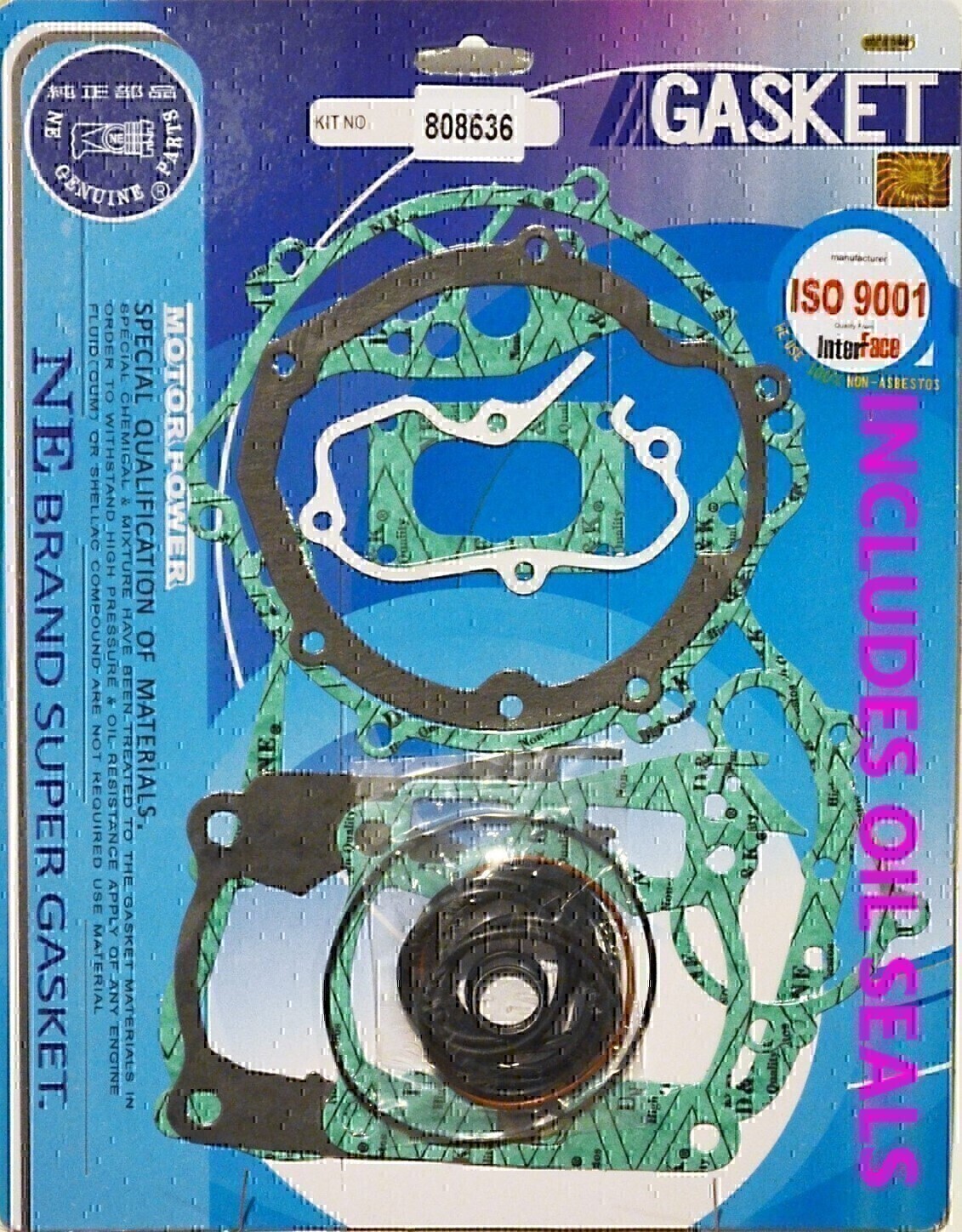 COMPLETE GASKET & OIL SEAL KIT FOR YAMAHA YZ125 YZ 125 1994 1995 1996 1997