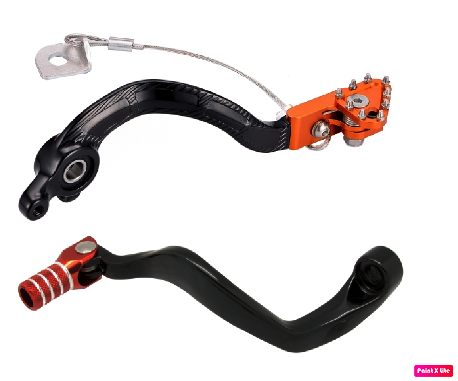 FORGED REAR BRAKE PEDAL AND FORGED GEAR LEVER FOR KTM 65SX 2009 - 2021