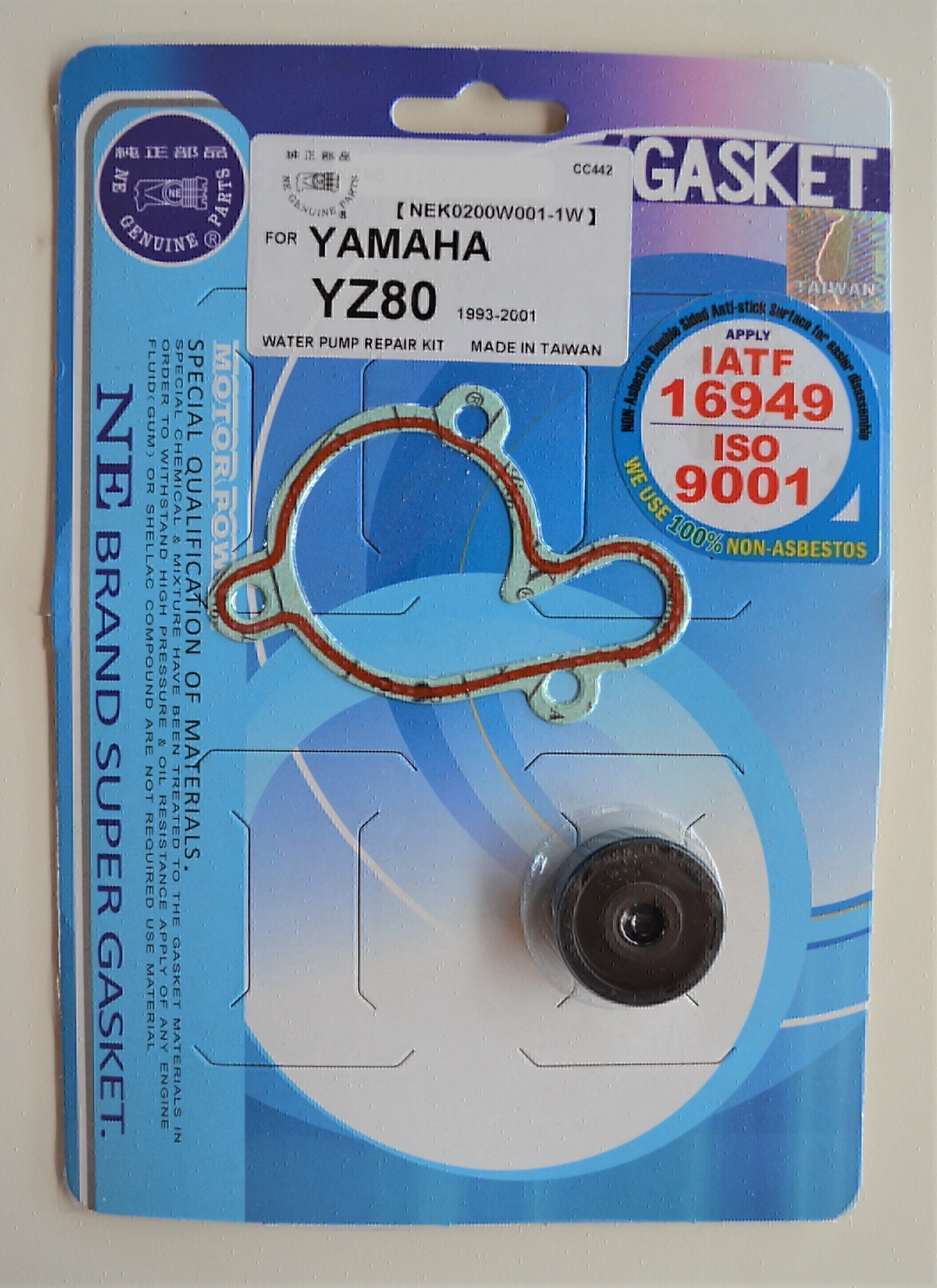 WATER PUMP REPAIR KIT FOR YAMAHA YZ80 YZ 80 1993 - 2001