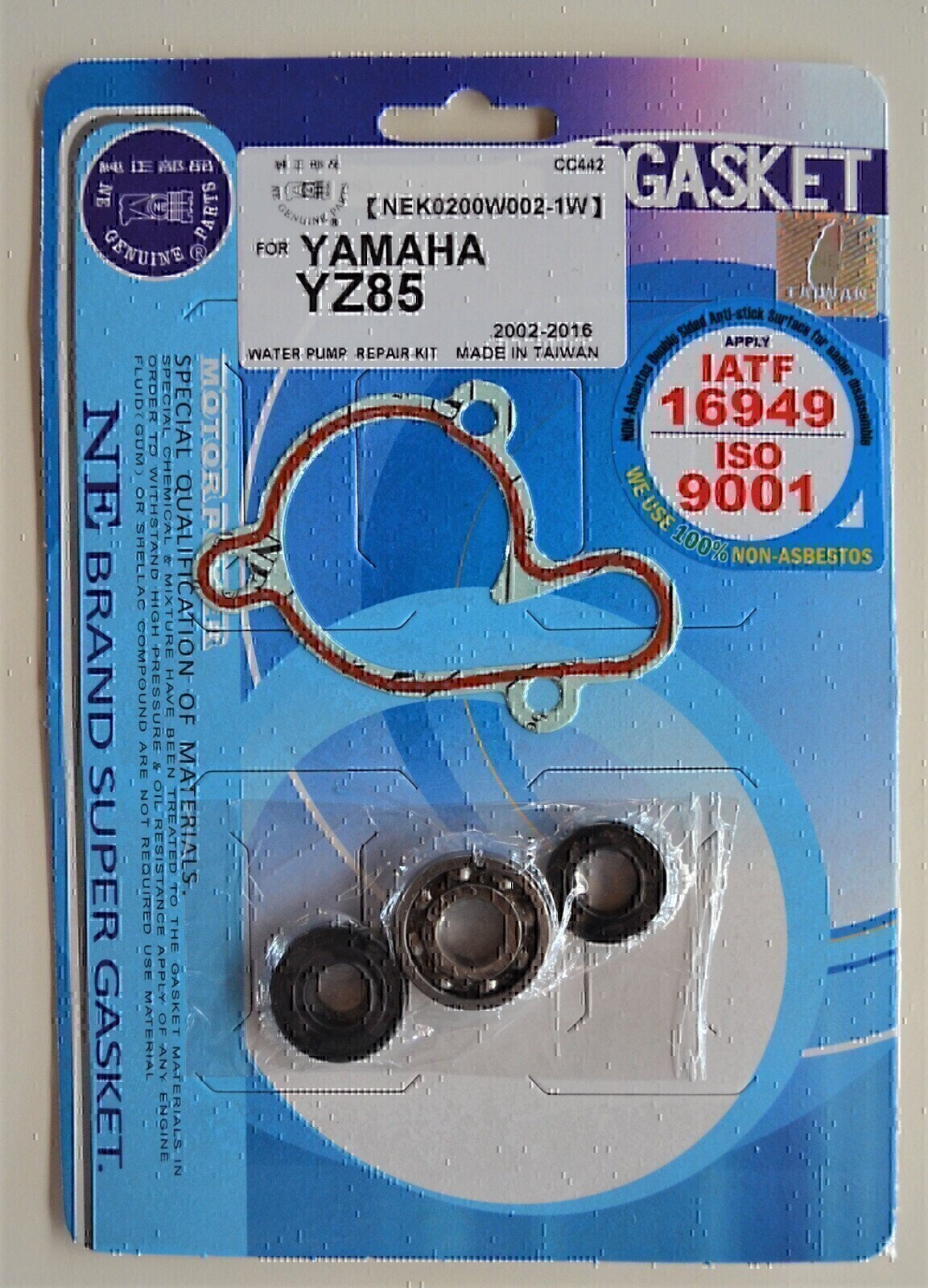 WATER PUMP REPAIR KIT FOR YAMAHA YZ85 YZ 85 2002 - 2018
