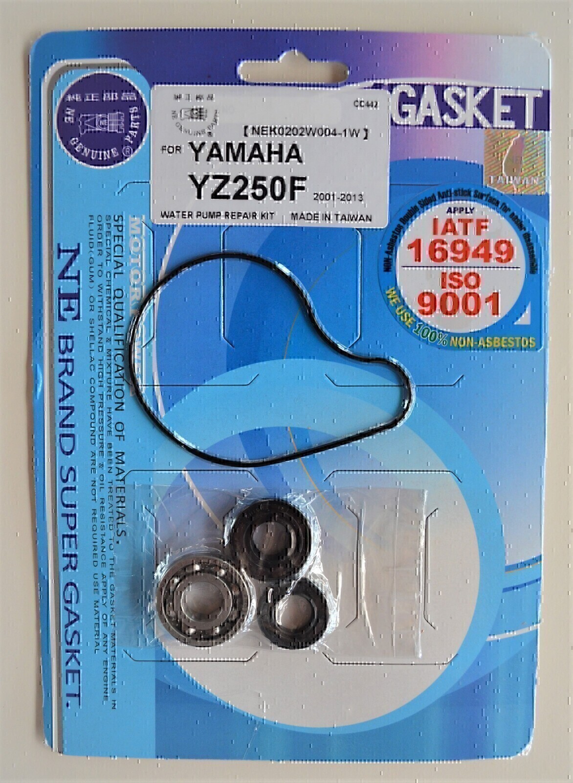 WATER PUMP REPAIR KIT FOR YAMAHA YZ250F YZ 250F WR250F WR 250F 2001 - 2013