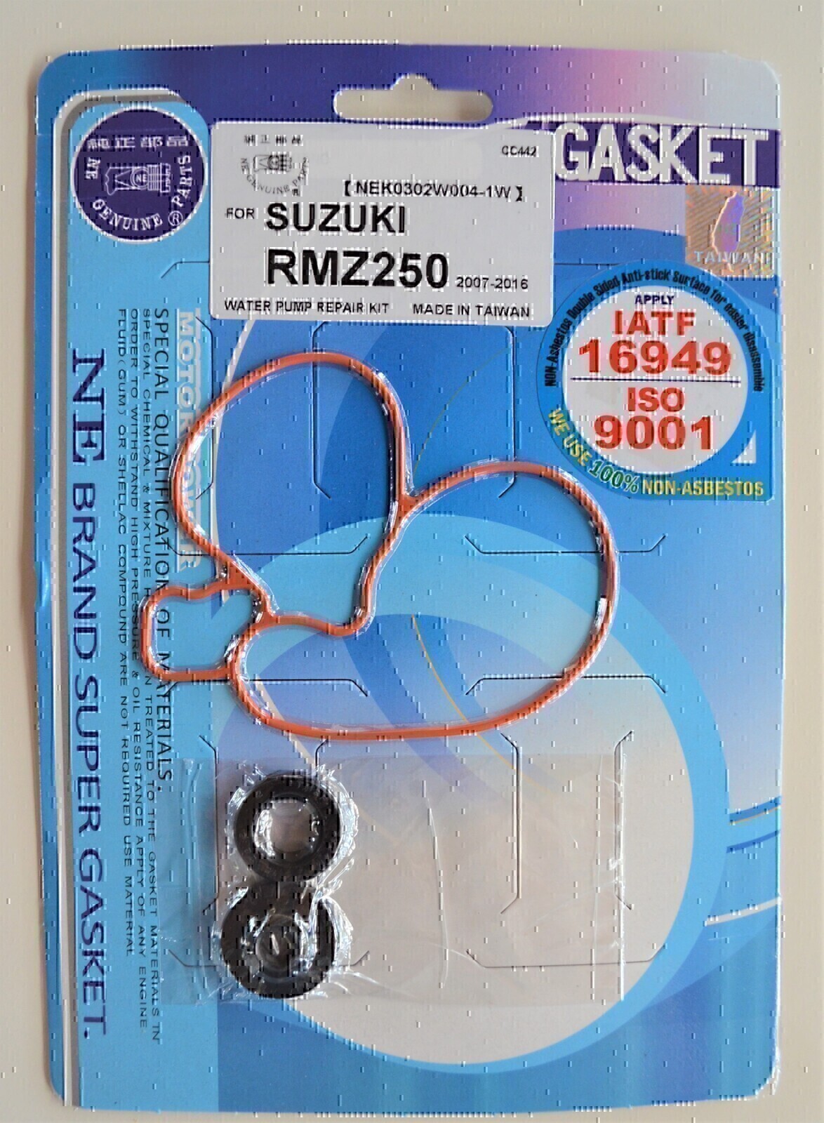 WATER PUMP REPAIR KIT FOR SUZUKI RMZ250 RMZ 250 2007 - 2016