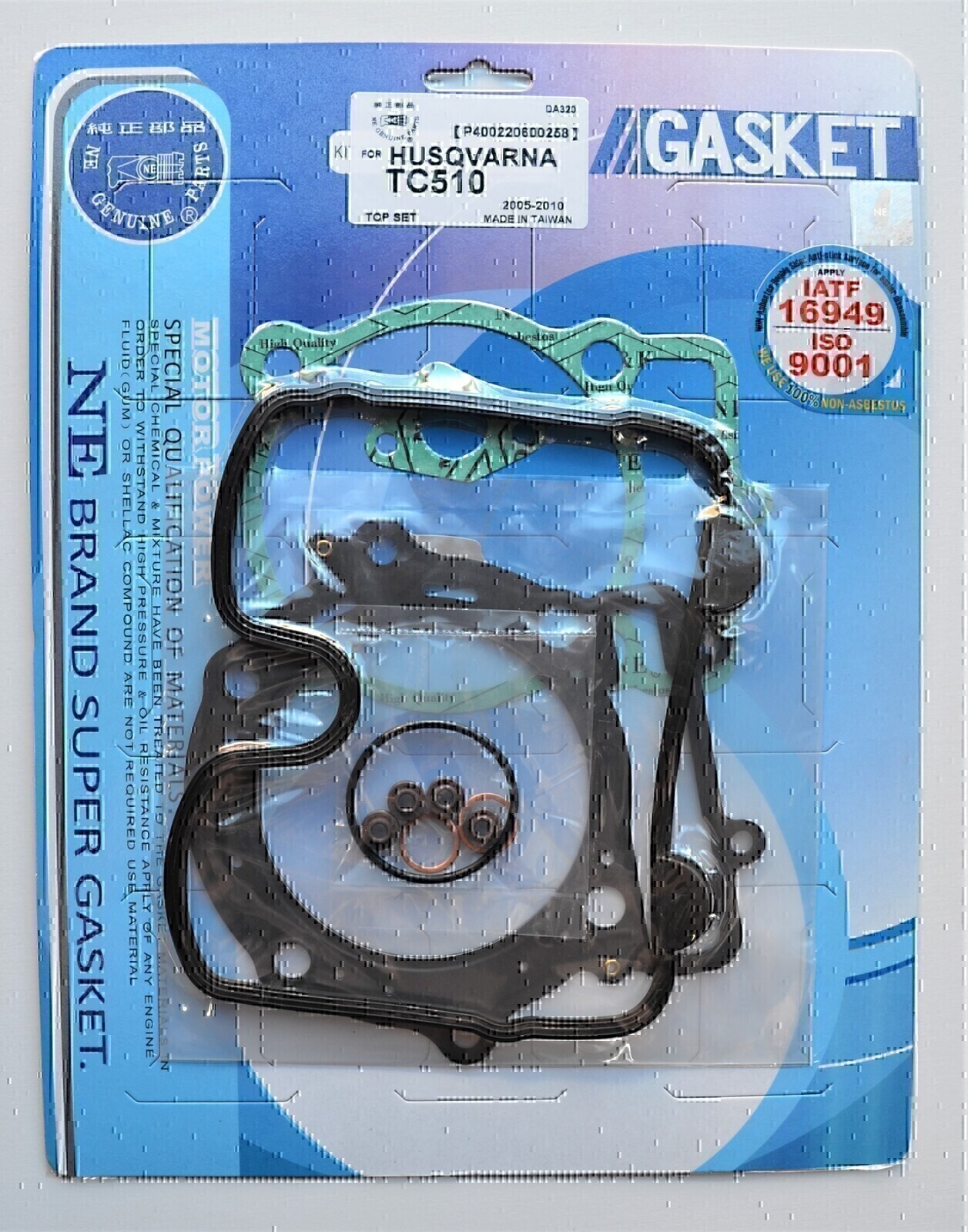 TOP END GASKET KIT FOR HUSQVARNA TC510 / TC450 / TE510 / TE410 - 2005 - 2010