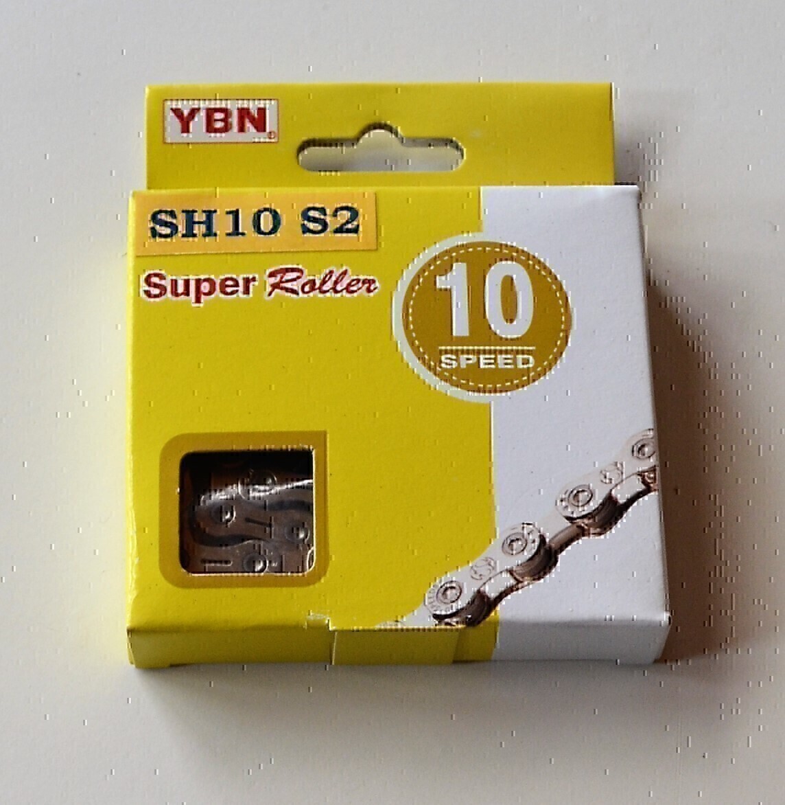 YBN SH10 S2 10 Speed Hollow Chain 1/2" x 11/128" x 116L  Shimano Campagnolo